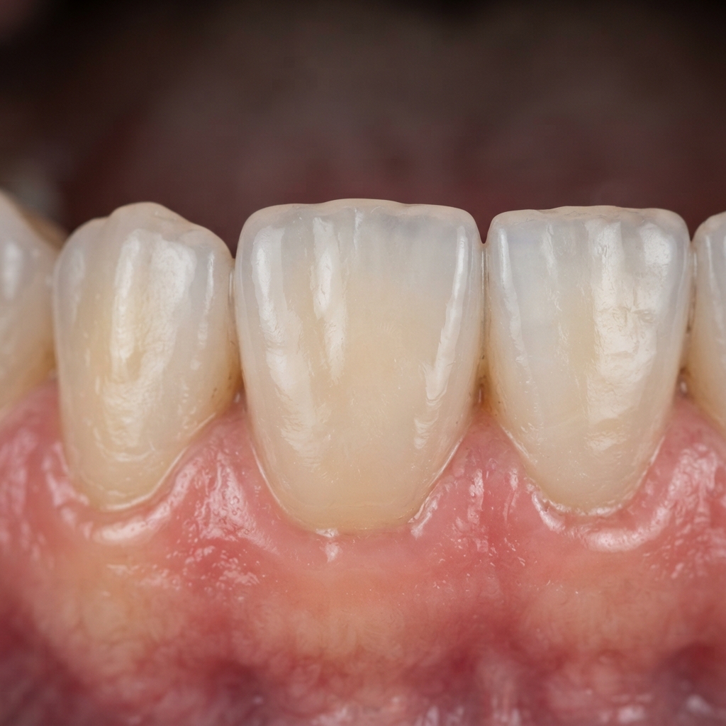 macro teeth